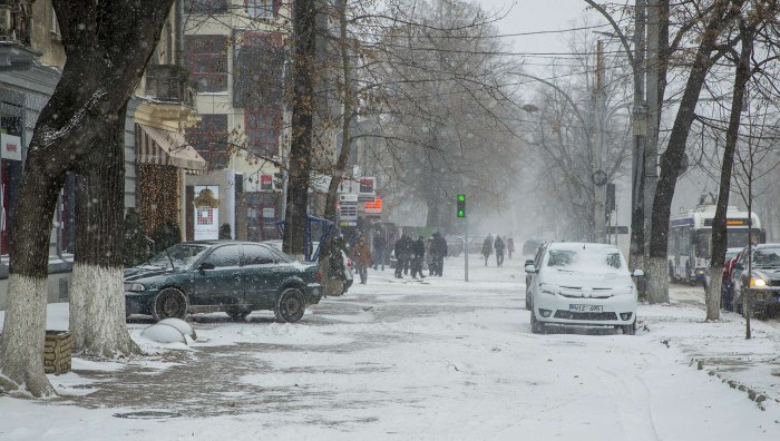 Снег в Молдавии