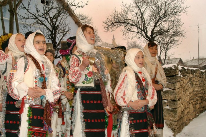 Молдавия Рождество колядование