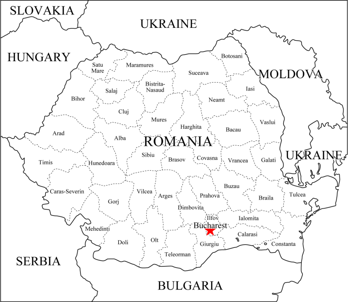 Марамуреш на карте