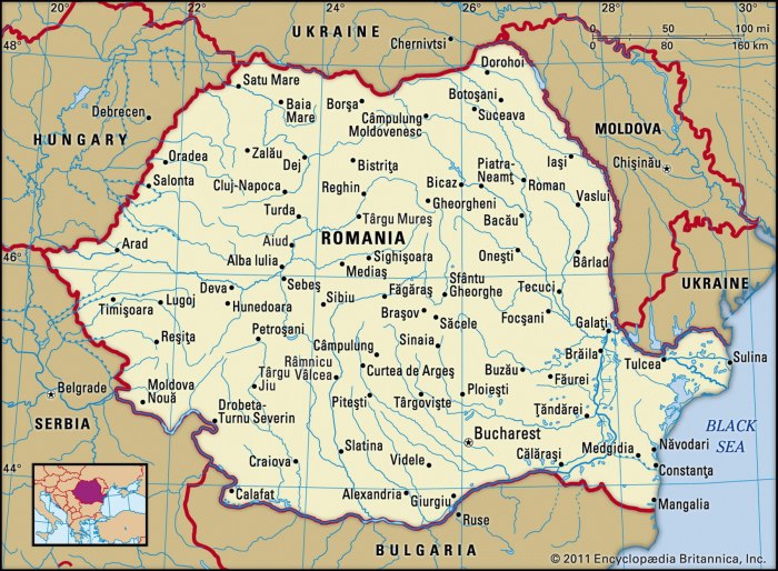 Территория Румынии до 1940 года