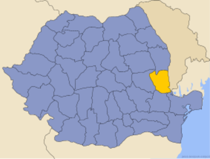 Галац на карте