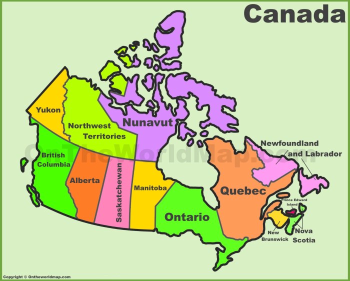 Canada Provinces and Territories
