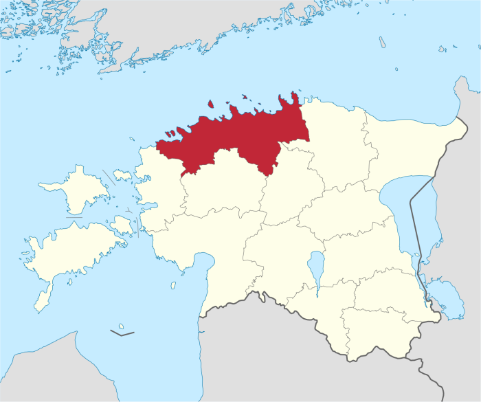 Харьюмаа Эстония на карте
