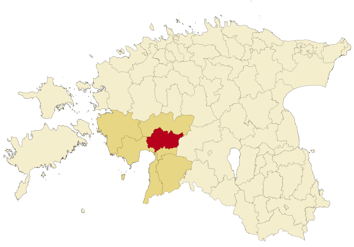 Карта Pärnumaa