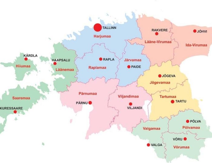 Harjumaa на карте