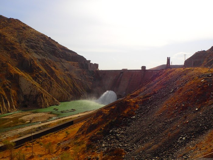 Кировское водохранилище в Киргизии