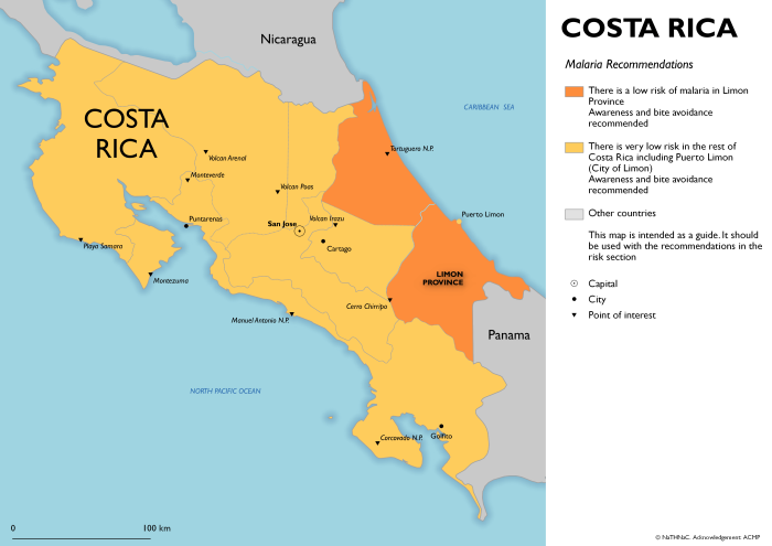 Costa Rica Map for Kids загадка