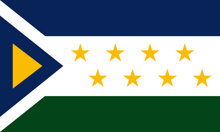 Flag with Canton