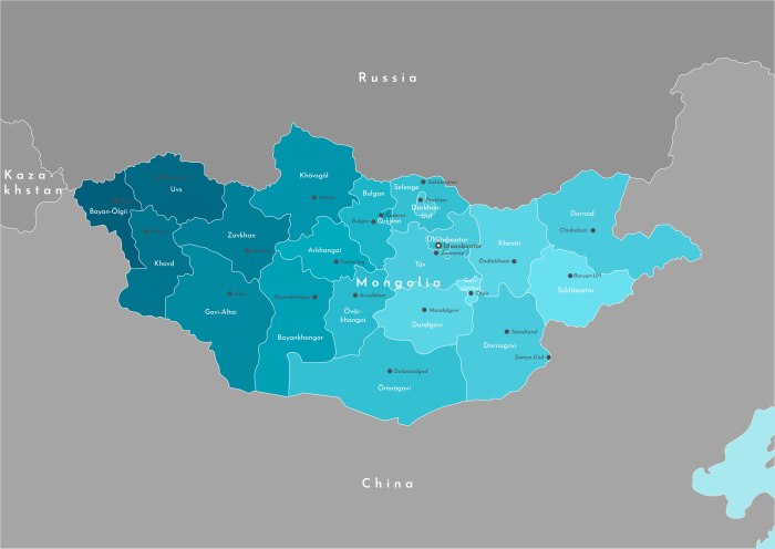 Монголия Ховд карта