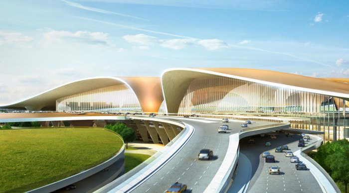 Zaha Hadid. Пекинский Международный аэропорт.