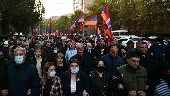 Протесты в Ереване 2020