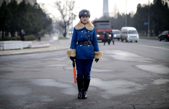 Пхеньян регулировщицы