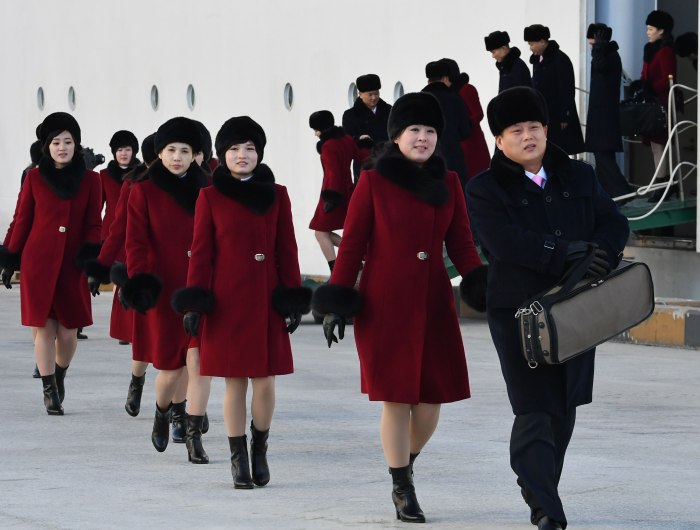 Россиянка в Северной Корее