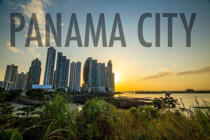 Panama надпись