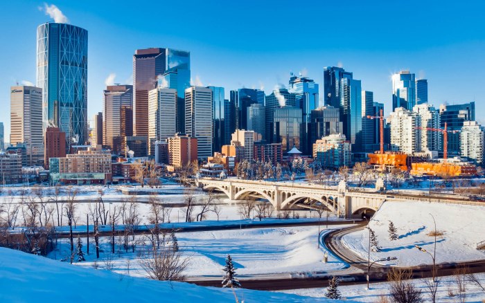 Calgary Canada зима