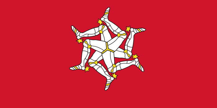 Остров Мэн флаг и герб