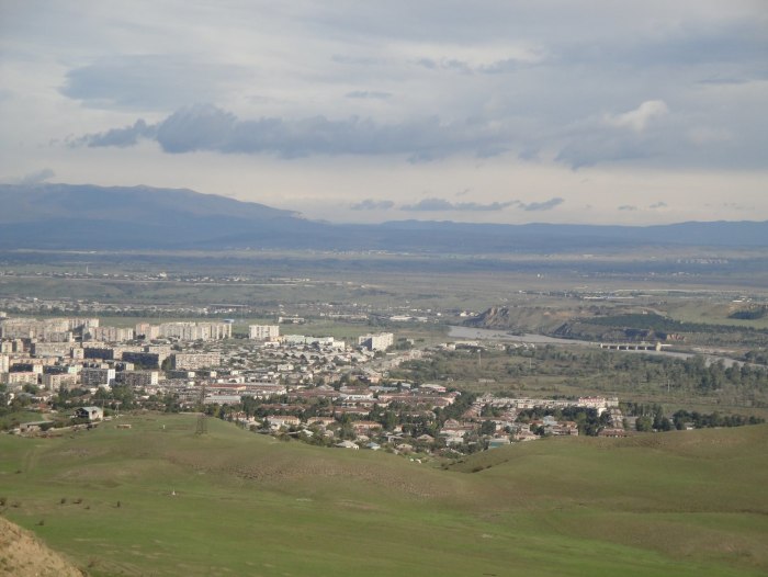 Река кура г.Рустави Грузия