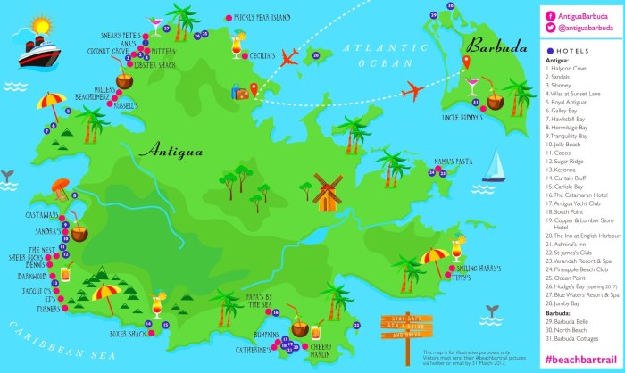 Antigua and Barbuda на карте