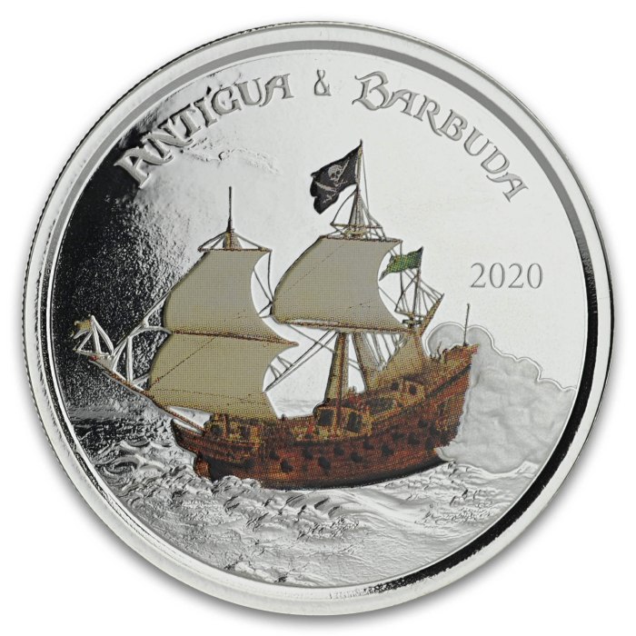 Серебряные монеты Барбуда