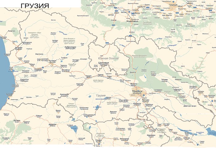 Болниси Грузия на карте