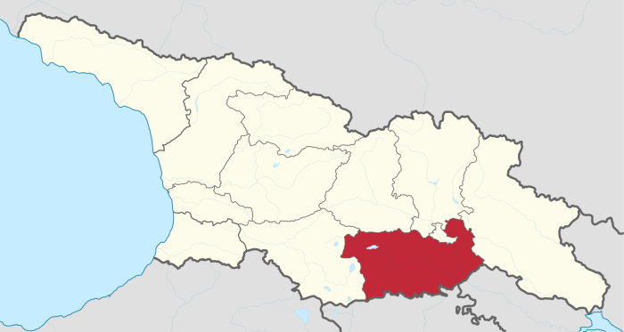 Квемо-Картли на карте