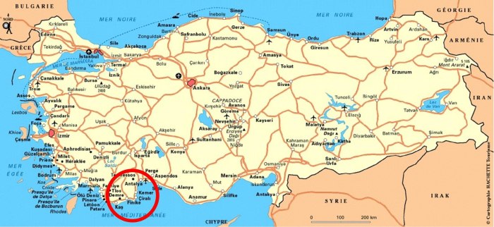 Карта Турции