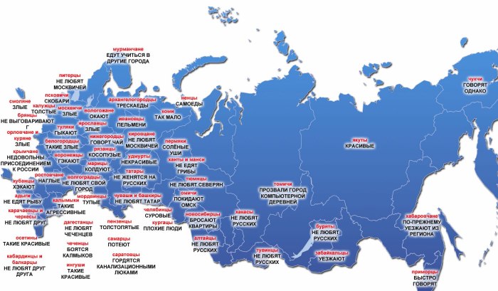 Стереотипы России о россиянах