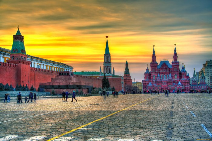 Московский Кремль и красная площадь