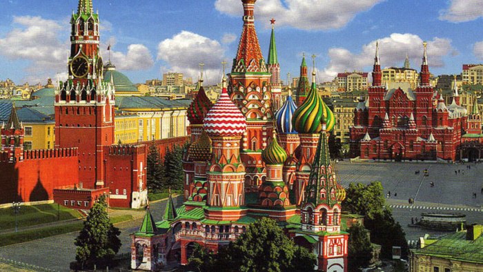 Московский Кремль и красная площадь