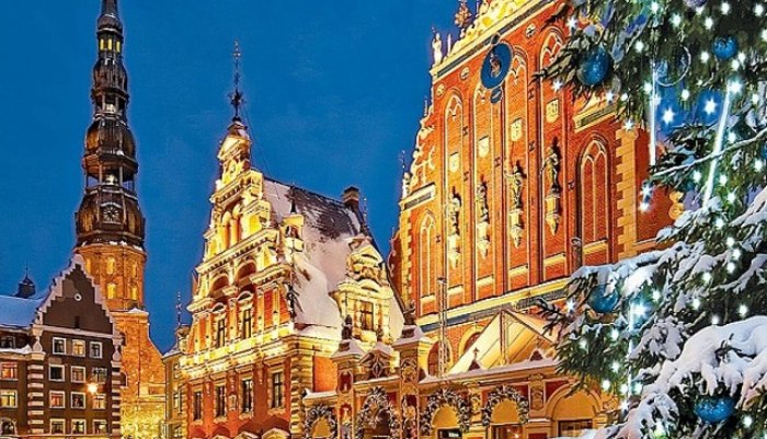 Рига Латвия зимой