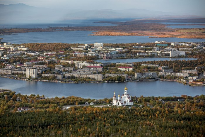 Кольский полуостров Мончегорск