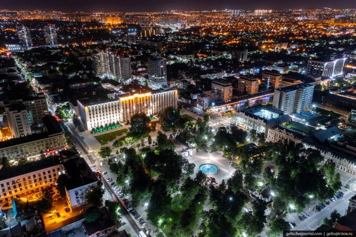 Город Краснодар с высоты