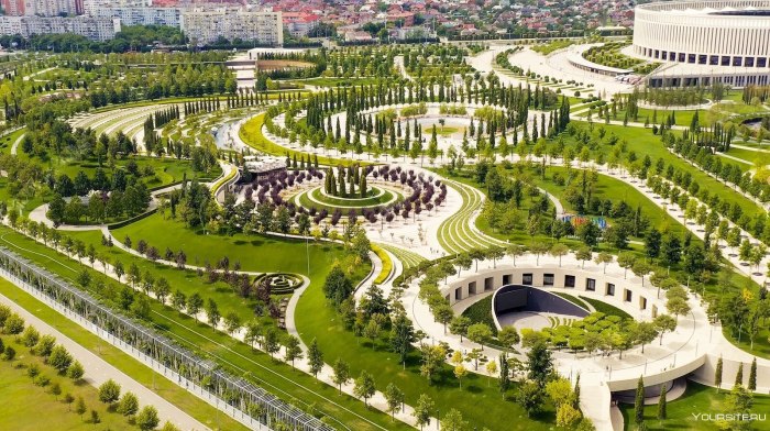 Стадион Краснодар парк Галицкого