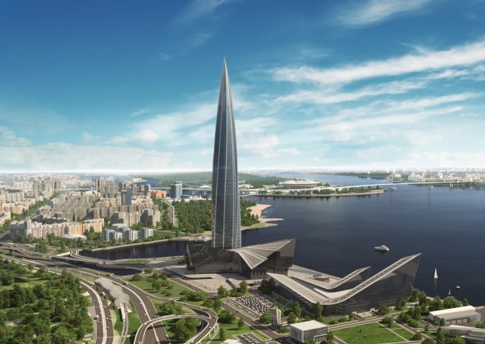 Санкт-Петербург небоскреб Лахта