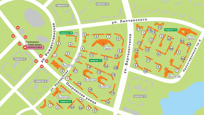 17-М квартале района Некрасовка