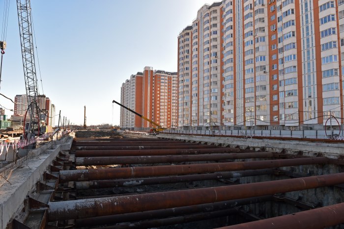 Станция Некрасовка в Метрострое