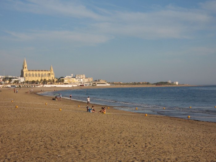 Пляж в Чипионе Испания фото